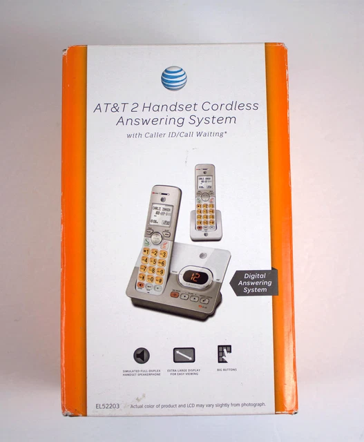 AT&T EL52203 Handset Cordless Answering System With Caller ID