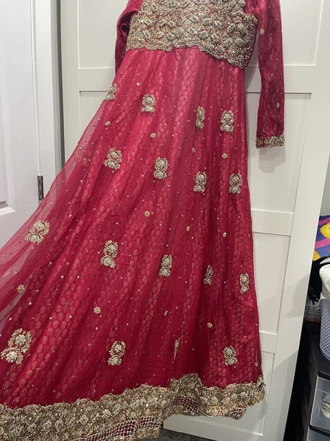 Bridal Heavy Pakistani Indian Lengha Designer Party Ethnic Gown Wedding