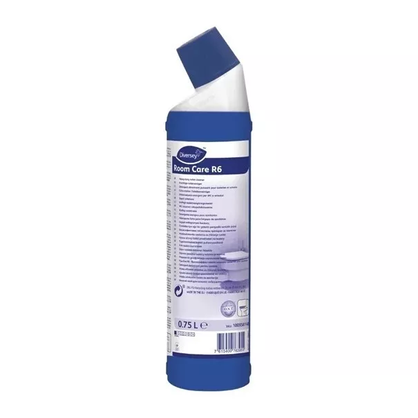 Roomcare R6 H/D Toilet Cleaner 6 x 750ml Washroom Janitorial Renovator Diversey