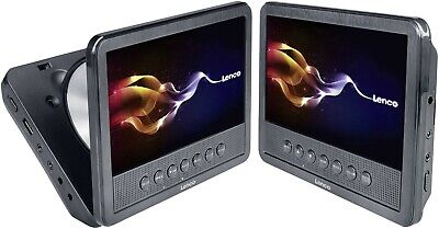 Lenco MES-212 Lecteur DVD pour appuie-tête avec 2 écrans Diagonale décran=17.5
