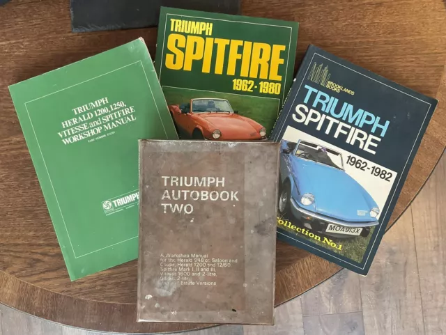 Triumph Herald 1200, 1250 Vitesse & Spitfire Workshop Manual, Auto Book