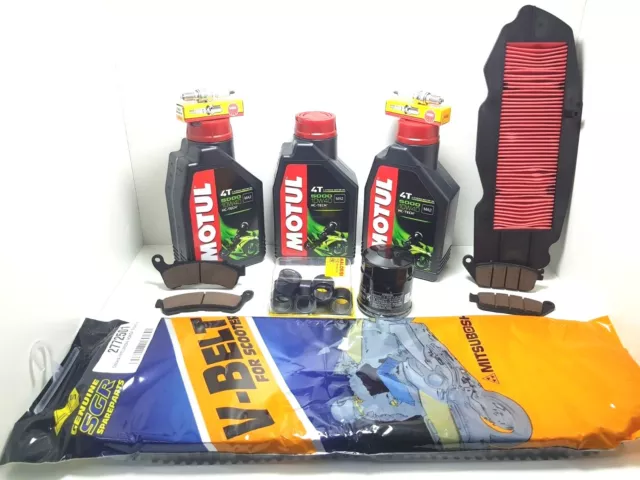 Kit Tagliando Honda Silver Wing 400 Olio Filtri Pastiglie Cinghia Rulli Candele