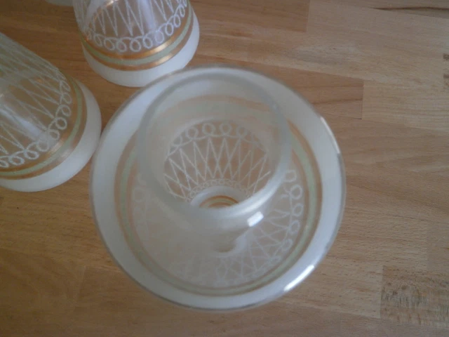 Lot de 4 globes tulipes pour lustre applique lampe 10