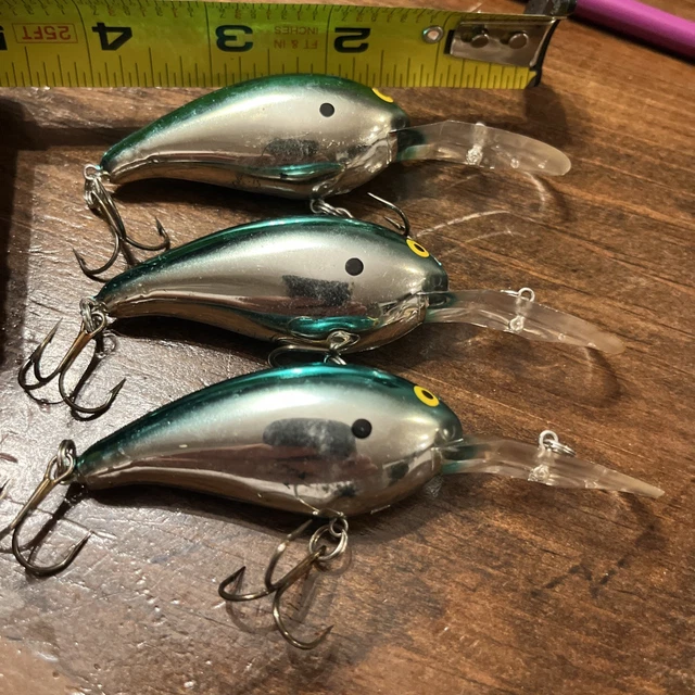 LEURRE DE PÊCHE ancien neuf dans sa boite Norman Deep Little N Chartreuse dos noir propre EUR 13,47 - FR