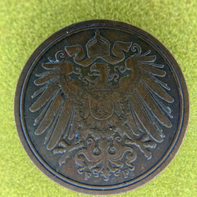 1 Pfennig 1907 F Deutsches Reich Wilhelm II 2