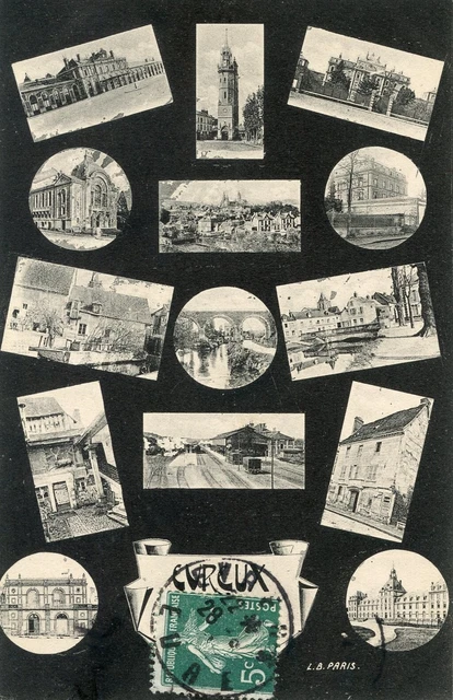 *30755 cpa Souvenir d' Evreux