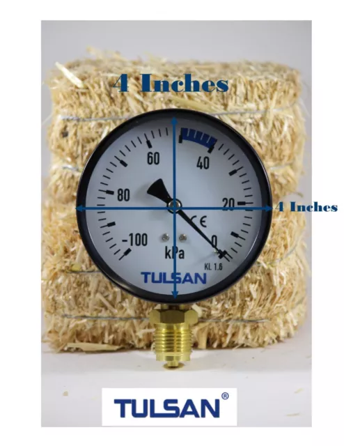 Milking Machine GAUGE vacuum meter 4" / BY TULSAN FREE SHIPPING!