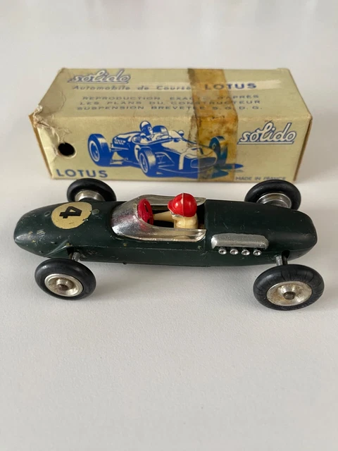 SOLIDO 118 LOTUS F1 EN BOITE D'ORIGINE EPOQUE DINKY-CIJ-JRD
