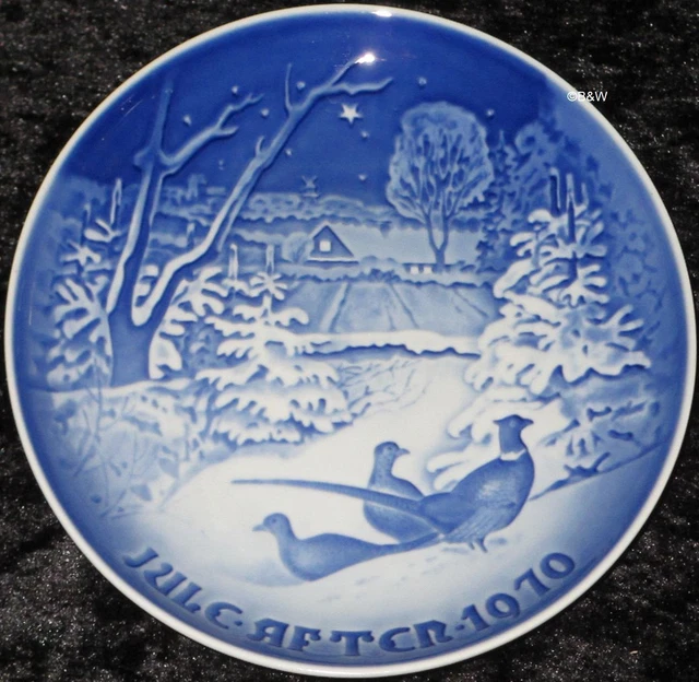 Piatto Thun Natale Piatto Di Natale Bing & Grondahl 1962 - Originale, Prima Scelta, Porcellana Decorata A Mano Piatti Natale - 6