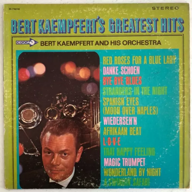 Bert Kaempfert's Greatest Hits - Decca Records 33 RPM LP  (DL 74810)
