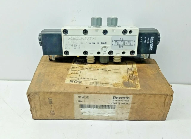 Rexroth 572 785 530 2 Solenoide Valvola Minuto 3Bar 24VDC 2.7W