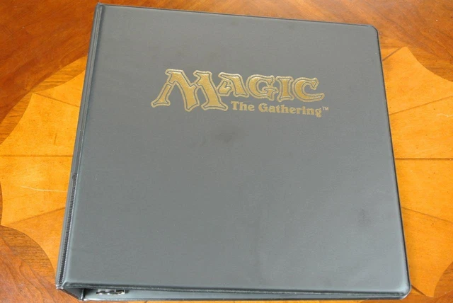 Magic the Gathering Official Card Binder Ultra Pro Gold Stamped 3-Ring Album MTG