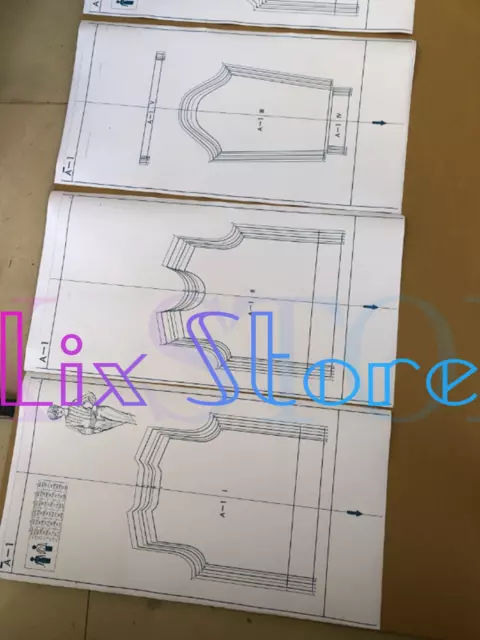 QTY:1 NEW KR7 Drawing (1-40) Knitting Machine Tracker Drawing