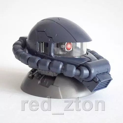 Bandai Gundam Gashapon Exceed Model Zaku Head MS-06R-1A Black Tri Stars Zaku II