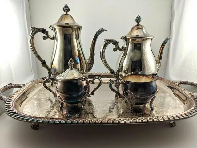 Leonard silver plated deals tea set