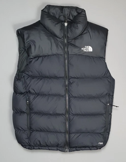Gilet da uomo The North Face 700 Gilet Gilet Nero Senza Maniche Taglia Small