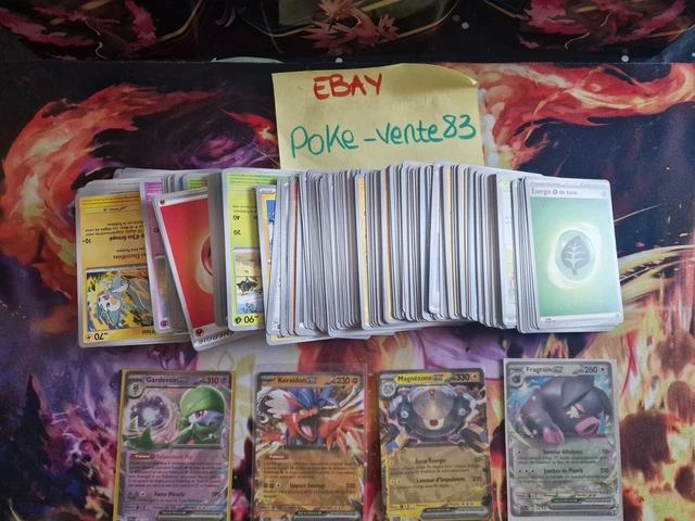Lot De 500 Cartes Pokemon Ecarlate Et Violet Ev1  + 4 Rares  Ex