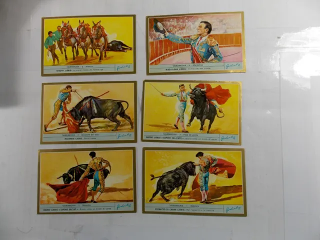 Liebig Trade Cards Tauromachia Bullfighting Complete Set 6