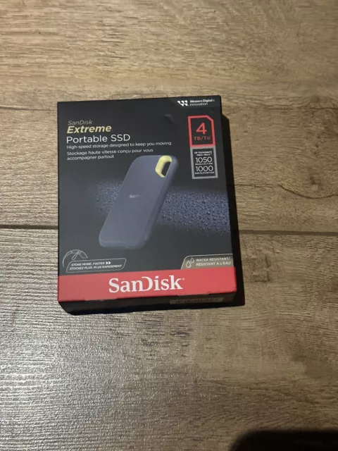 SanDisk 4TB Extreme Portable SSD, USB-C