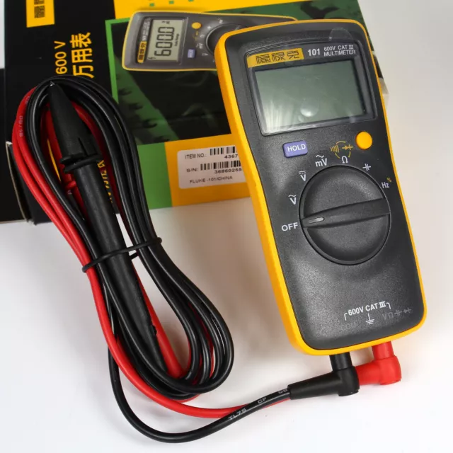 Fluke 101 F101 Digital Basic Pocket Multimeter Messgerät AC DC Volt Tester