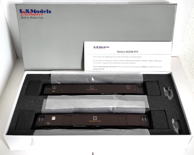 LS MODELS HO - lot de 2 voitures pullman et Wr CIWL SNCF EUR 169,00