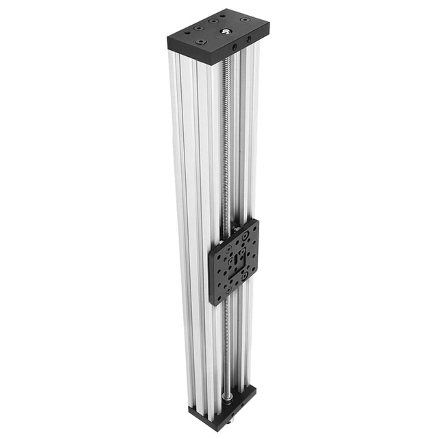 Screw Slide Linear Table 3D Printer Engraving Machine Lead 2mm(Silver 500mm)