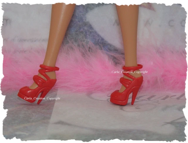 Lot De Chaussures Barbie Vintage Années 70/80 - Escarpins French - Occasion