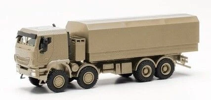 HO Camion Iveco Trakker a plateau protege 8x8 Armee allemande | echelle HO
