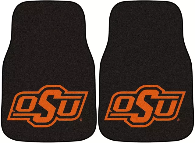 Oklahoma State University Cowboys Front Floor Mats, Carpet Car Set, 18x27...