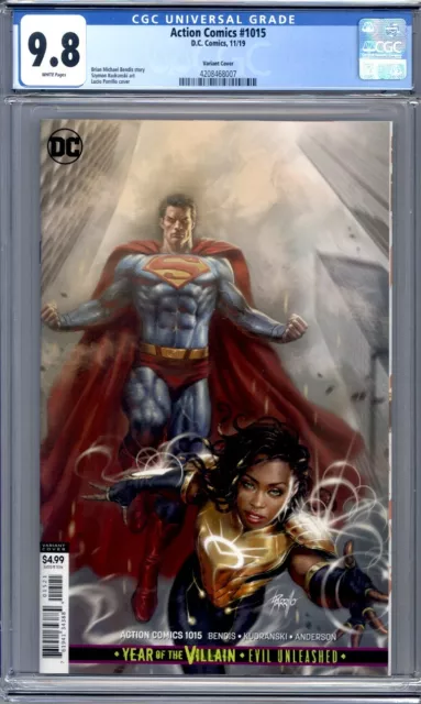 Action Comics #1015  Lucio Parrillo Cover Superman & Naomi    1st Print  CGC 9.8
