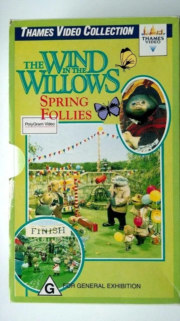 THE WIND IN the Willows VHS Vintage Thames Video Collection Box 1987-2x ...