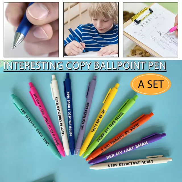 5-pack Fun Ballpoint Pen Set