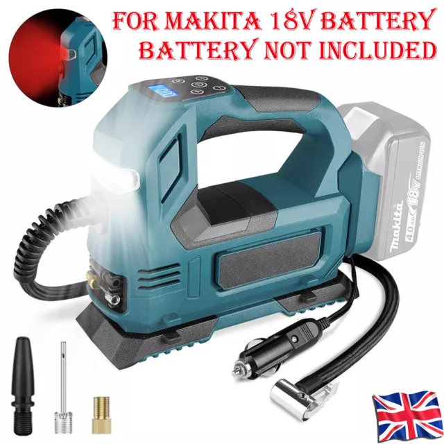 160PSI Cordless Air Compressor Electrical Tyre Pump for Makita 18V Battery New