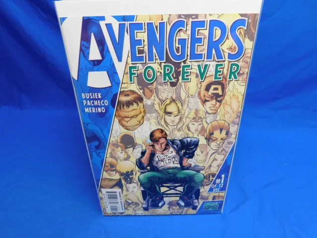 Avengers Forever 1- 1St Cameo Appearance Genis-Vell- 1998 Captain Marvel Vf/Nm