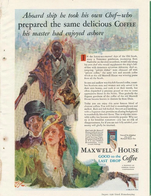 Magazine Ad - 1930 - Maxwell House Coffee