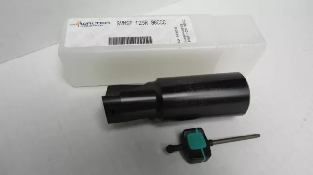 Walter 1-1/4" Cut Diam,1-1/2" Max Depth,Indexable Square Shoulder End Mill Usa