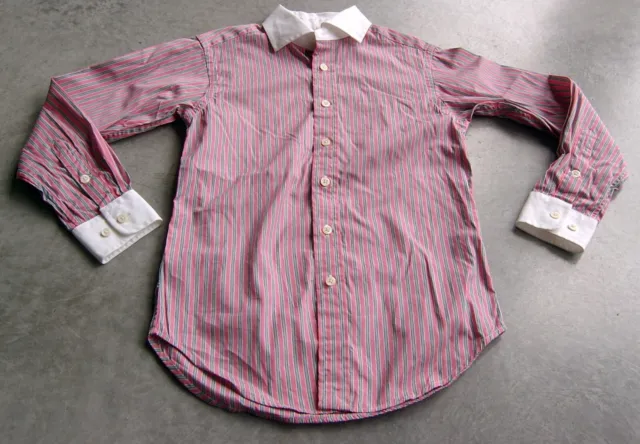 Polo Ralph Lauren Boys Striped Long Sleeve Shirt Sz 8 Like New