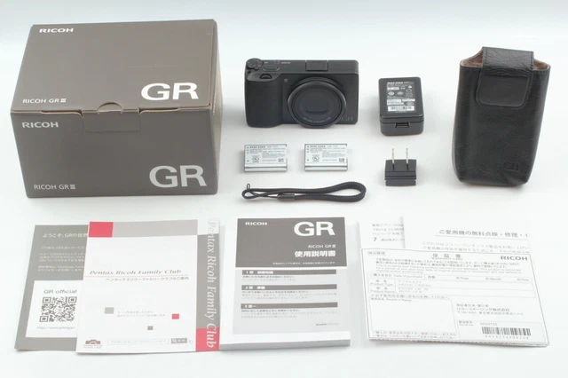 Ricoh GR III 24.2 MP Compact Digital Camera Black Box From Japan [Almost Unused] 15