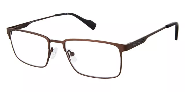 Ben Sherman HIGHFIELD Eyeglasses Men Matte Brown Rectangle 53 New & Authentic