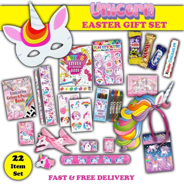 Magical Unicorn - Easter Chocolate - Children's Activity Stationery & Play Set