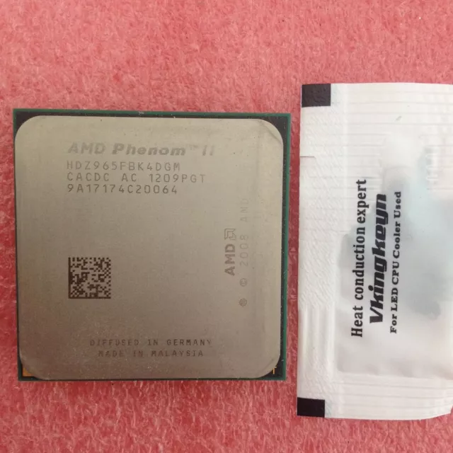 AMD Phenom II X4 965 3.4 GHz 2000 MHz  4-Core L3 6M Processor Sockel AM3 CPU
