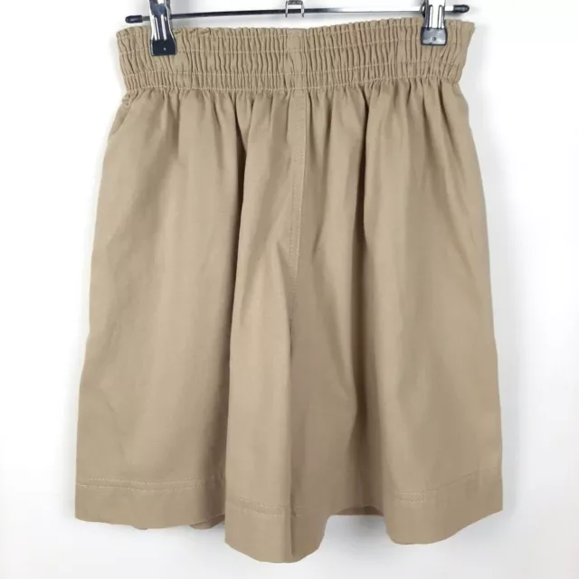 Vintage 1980's Gene Ewing Bis 100% Cotton Beige Tan Shorts Womens Size Petite