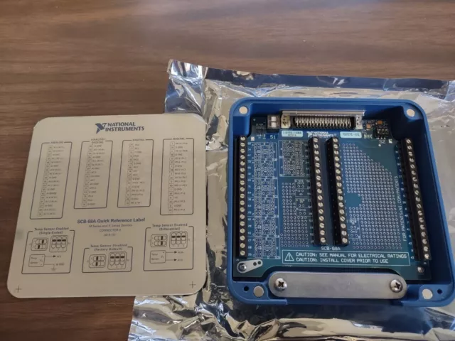 NEW National Instruments SCB-68A Shielded I/O Connector Terminal NI 153721C-01L