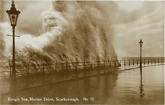 Rough Sea - Marine Drive  Scarborough