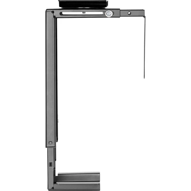 Support PC Sous Bureau DIGITUS - Universel, Charge 10kg, Réglable Hauteur/Largeur, Noir