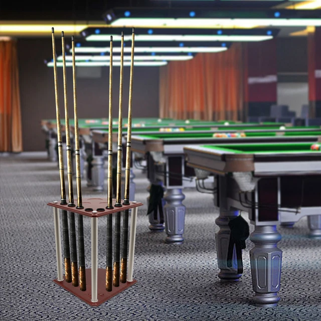 Portastecche Da Biliardo 2 Fori - Base Antiscivolo, Plastica Resistente, Per Tavoli E Superfici Piane