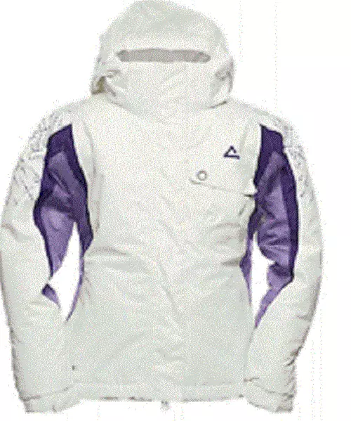 Girl's dare2b 'Tail Glide' White Ski Wear/Winter Jacket