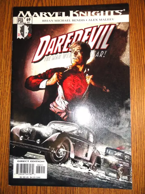 Daredevil Vol.2 #69 Maleev Cubierta Bendis 1st Estampado DD Marvel Knights Mcu