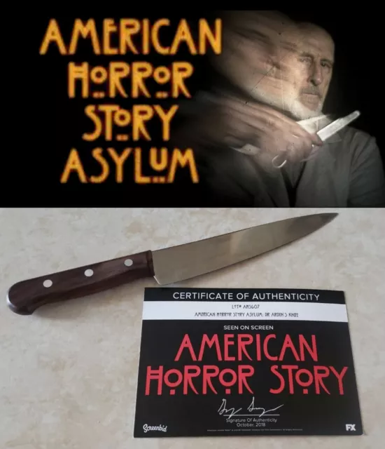 AMERICAN HORROR STORY ASYLUM Prop: Dr. Arden's Knife Studio COA #2