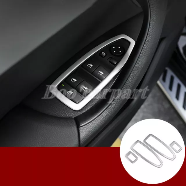 Für BMW X1 F48 Innen Autotür Fensterheber Schalter Taste Rahmen Zierleisten 4Stk